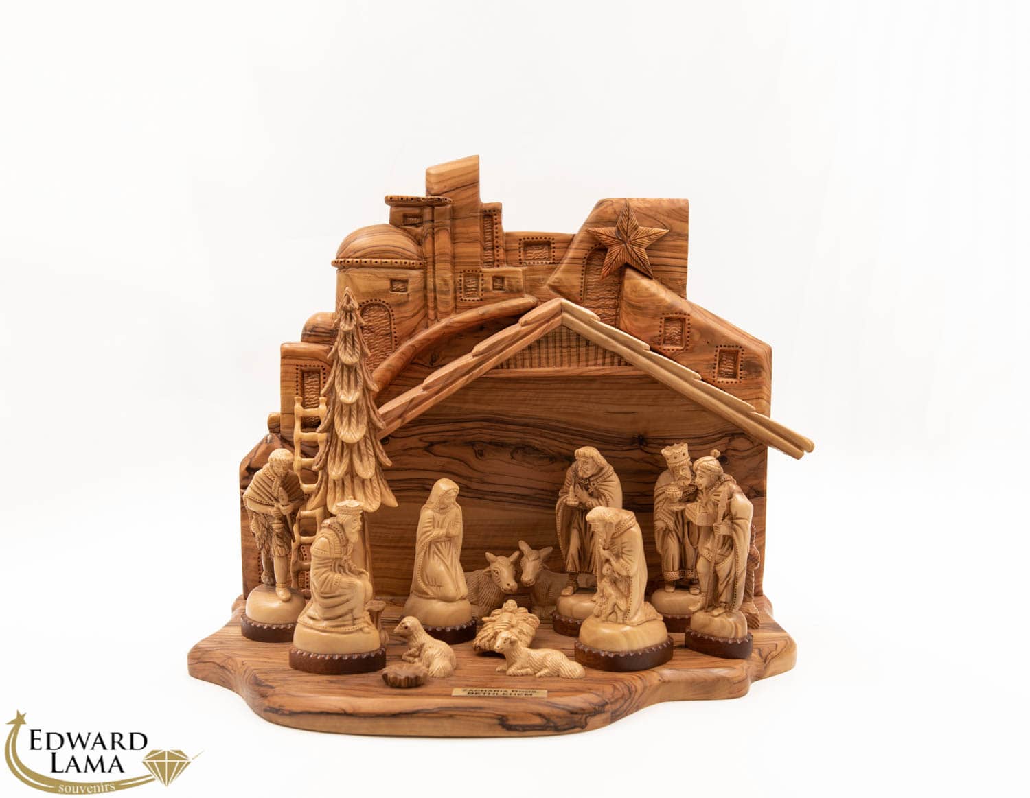 Olive Wood Bowl One Piece of Wood – Bethlehem Nativity Souvenirs